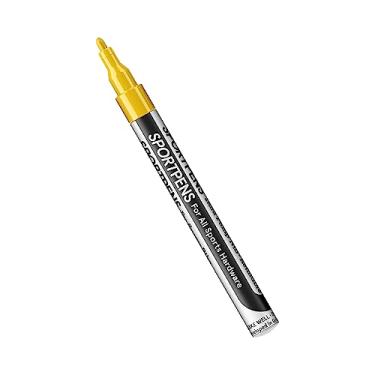 Imagem de Spray.Bike SPORTPENS-VAR Caneta de pintura esportiva (amarela) para bicicletas e equipamentos esportivos | Marcadores de tinta permanentes multiuso para metal, plástico, couro e materiais sintéticos