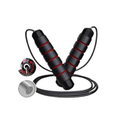 Imagem de ‍ Corda de Pular Crossfit Profissional 3M em Aço | Alta Performance para Treinos Intensos Com Rolamento e Cabo De Aço Revestido Leve, Rápida e Eficiente para Treino com Potência e Precisão