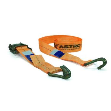 Imagem de Kit Catraca e Cinta Carga Amarração 1,5 TON 9m 50mm Gancho J Laranja -