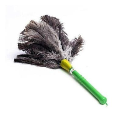Imagem de Espanador De Pó Pena De Avestruz Limpa Poeira Duster 164