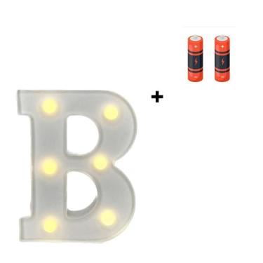 Imagem de Letra Luminária Led 3d Pequena Festa Decoração e Pilha  - Partiufesta,