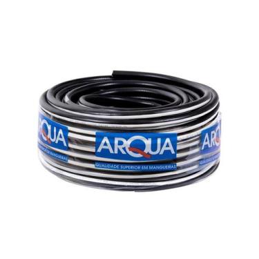Imagem de Mangueira Trançada Pt300 1/2X3 Preta 50M - ARQUA
