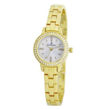 Imagem de Relógio CHAMPION feminino analógico dourado pequeno CF25483H