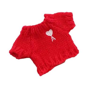 Imagem de Roupas De Boneca Mini Plush De 10cm Acessórios Suéter E Chapéu Para Bo
