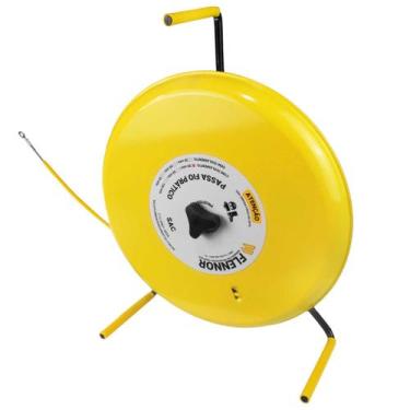 Imagem de Passa Fio Profissional Prático Com Guia Isolada - Carretel de 30 Metro