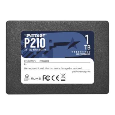 Imagem de SSD Patriot P210, 1TB - Leitura: 520MB/s - Gravação: 430MB/s - P210s1tb25