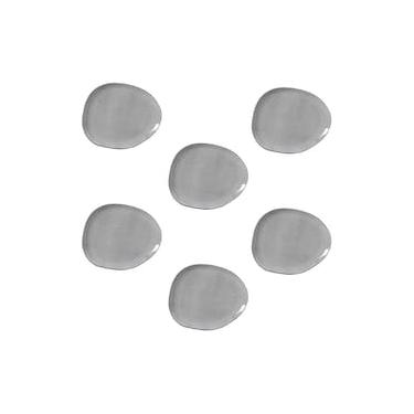 Imagem de Conjunto de Pratos Oval Porto Brasil Orgânico Dust 31cm - 6 Peças