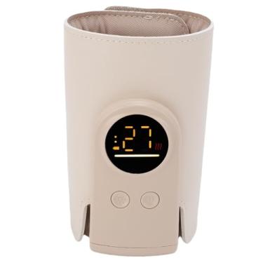 Imagem de Asixxsix Aquecedor rápido de mamadeiras, aquecedor portátil de leite com USB tipo C e controle preciso de temperatura, aquecedor sem fio para mamadeiras de fórmula (8000mAh)