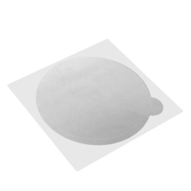 Imagem de Pssopp 100Pcs Coffee Pods Tampa, Conveniente Auto-adesivo Seamlessly Anti Tear e Vazamento Folha de Alumínio Seal Capa para Cápsula Recarregável (100mm)