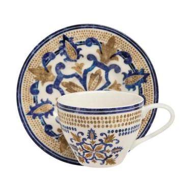 Imagem de Xicara de cha costa 250 ml ntga home style, MULTICOLORIDO