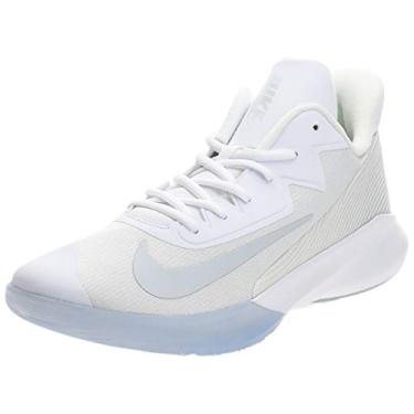 Imagem de NIKE Tênis de basquete masculino Precision 4, Blanco Pure Platinum Transparente, 11.5 UK