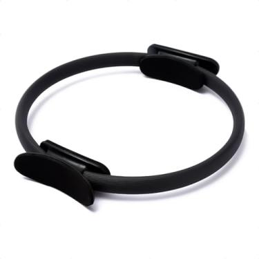 Imagem de Anel de Pilates e Yoga, Círculo Mágico para Tonificação Muscular, 37cm, Preto (Preto)
