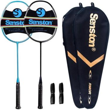 Imagem de Raquete de badminton Senston N80, pacote com 2 unidades completas de f