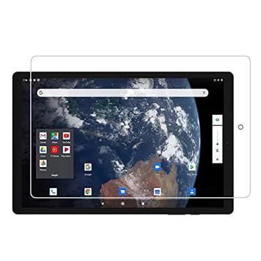 Imagem de Zshion Protetor de tela para tablet CHUWI Hipad/HiPad X, protetor de tela de vidro temperado de dureza 9H para CHUWI Hipad 10.1 com antiimpressões digitais sem bolhas transparente