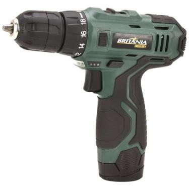 Imagem de Parafusadeira e Furadeira Britânia Hobby BPF03M Com Estojo, Bivolt