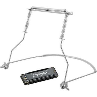 Imagem de Conjunto de porta-gaitas MOONBACK 10 Hole Diatonic Blues em C Key