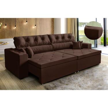 Imagem de Sofá New Austin 3,00 m Retrátil Reclinavel com Molas - Ws Estofados
