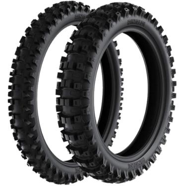 Imagem de Par Pneu Yz 250F Cross Trilha 100/90-19 + 80/100-21 Rs47 Rinaldi