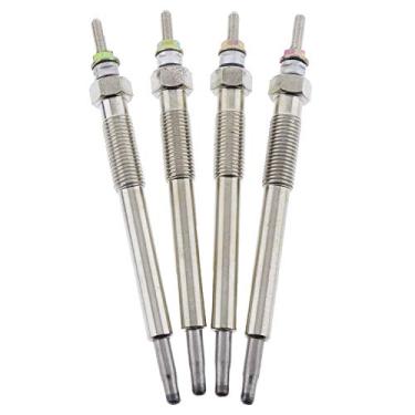 Imagem de FridayParts 4 peças de velas incandescentes 6684850 para Bobcat S130 S150 S160 S175 S185 S205 S510 S530 T110 T140 T180 T190