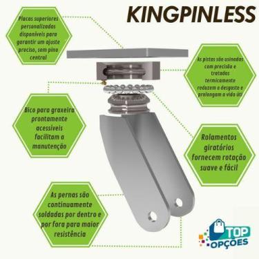 Imagem de Rodizio Giratório 8x3 pol. industrial Roda de ferro sem freio 1.200 kg