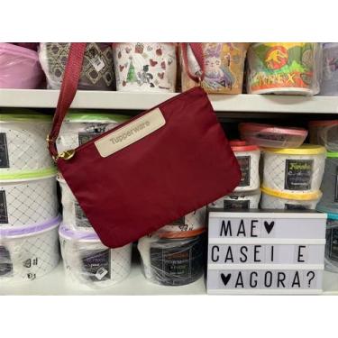 Imagem de Bolsa Transversal Premium Tupperware Vermelha e Branca