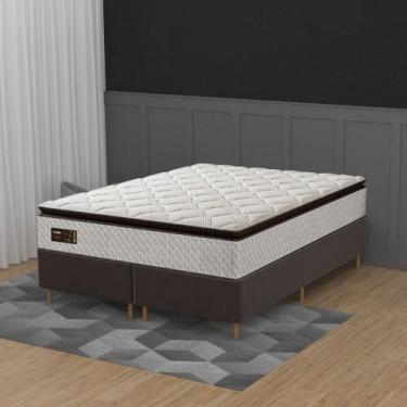 Imagem de Cama Box King 193cm Pillow Top Molas Ensacadas Majestic Umaflex Base 2