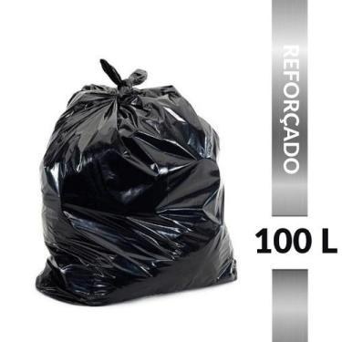 Imagem de Saco de Lixo 100 Litros - 20 Unidades - 120 Micras - Uso Pesado - Ecom