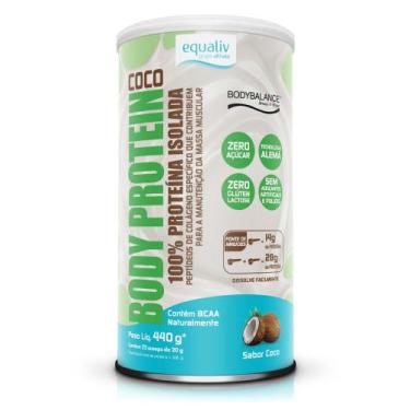 Imagem de Body Protein Proteína Isolada Sabor Coco 450g Equaliv