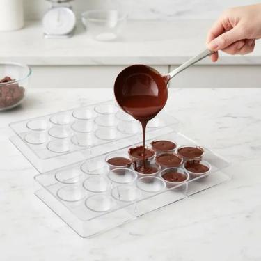 Imagem de Kit 2 Forma Profissional Chocolate Twist 20g Tábata Romero Acrílico - 