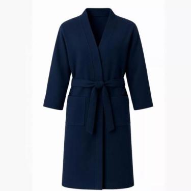 Imagem de Roupão de Banho Adulto Extra Macio Unissex Várias Cores Tamanho Único 