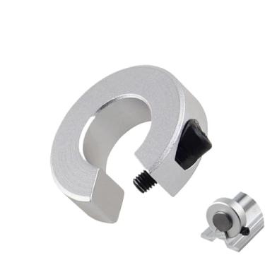 Imagem de Anel fixo tipo de abertura grande para SBR12/16/20/25 mm Posicionador de colar de parada de liga de alumínio Peças 3D Rolamento de trilho linear fixo (4 peças, SBR20)