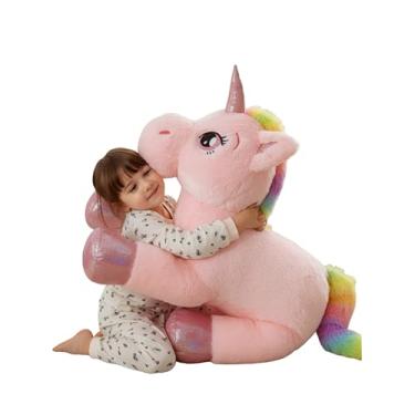 Imagem de Unicórnio Mágico de Pelúcia Gigante - Abraços e Sonhos sem Fim./80CM