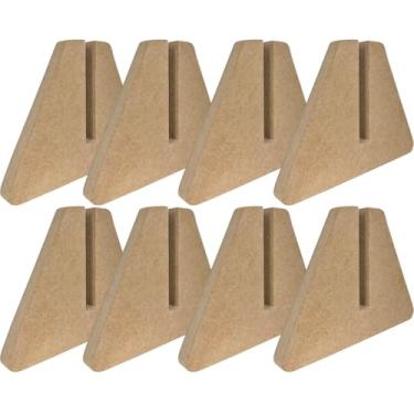 Imagem de Pés Para Biombo Divisória De Ambiente Em Mdf Cru 15mm De Abertura (8, Pés)