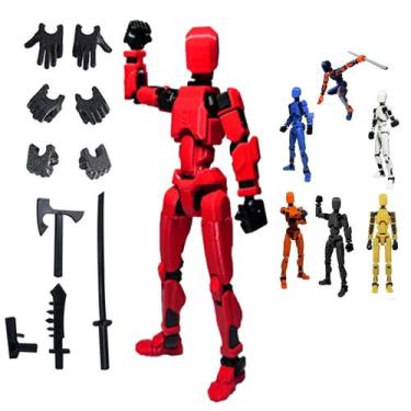 Imagem de Boneco de ação Lucky 13 Third Generation T13, pacote com 7 - Marca Pró