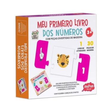 Imagem de Meu Primeiro Livro Dos Números Com Peças De Madeira
