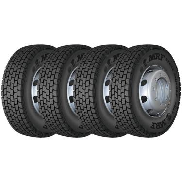 Imagem de Pneu MRF Steel Muscle S3J4 295/80 R22.5 152/148K 16PR Borrachudo Kit4