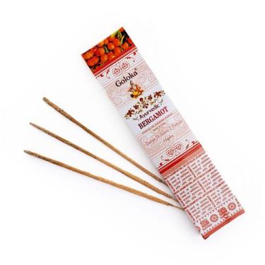 Imagem de Incenso Indiano Goloka Massala Bergamota 15g