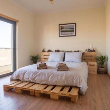 Imagem de Cama de Pallet Queen 200x160x15 cm - Madeira de Pinus - PALLET SP