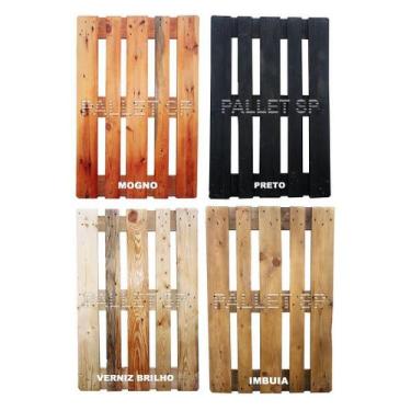 Imagem de Pallet Euro Epal Lixado e Envernizado para Móveis Rústicos - Madeira P