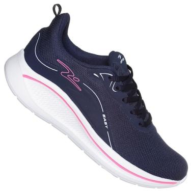 Imagem de Tenis Adrun Fit Easy 10612f Feminino, Marinho, 37