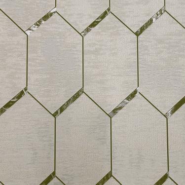 Imagem de Papel de Parede Metropolis 3 Geométrico Bege MT301202R