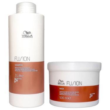 Imagem de Wella Fusion Shampoo 1000ml e Máscara 500ml