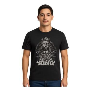 Imagem de Camiseta Masculina Algodão Fé Religião Gospel Cristã Oferta - Evangéli