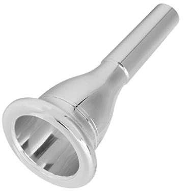 Imagem de RiToEasysports Bocal de Instrumento Musical, Amplas Aplicações, Acessório de Tuba Baixo de Cobre de 13,3 Mm (Prata)