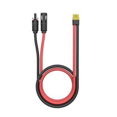 Imagem de Cabo de carregamento solar conector solar para adaptador XT60, painel solar para estação de energia portátil, gerador solar para bateria Lipo, estação de energia portátil EFDELTA River 600 3M/9,84 pés