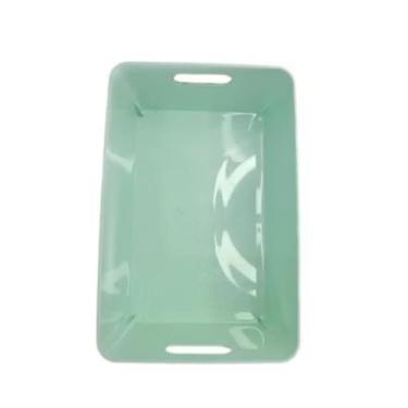 Imagem de Caixa Organizadora Multiuso 12,3L Empilhável com Tampa Transparente – Grande, Resistente e Ideal para Roupas, Brinquedos e Utensílios(1 Caixa 12,3 L/Verde)