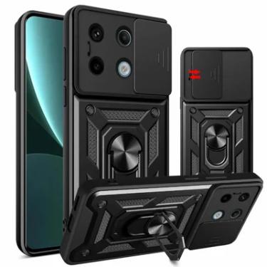 Imagem de Capa Capinha Case Para Redmi Note 13 Pro 5g - Protetora Resistente Anti Impacto Queda Armadura Militar Cor:preto