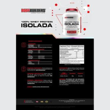 Imagem de 100% Whey Protein Isolada Bodybuilders 2Kg Baunilha