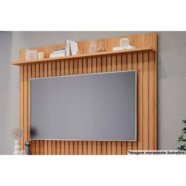 Imagem de Painel Home p/ TV até 70 Pol Trend c/ Prateleira 180cm Nature - Permóbili