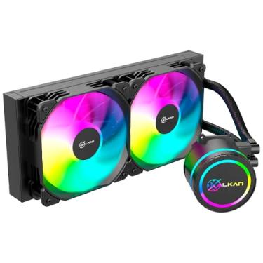 Imagem de Water Cooler Gamer Kalkan Iota 240 ARGB Preto KLK00045